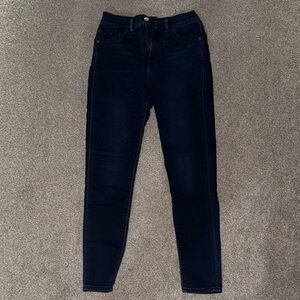 Women’s Dark Blue High-Rise Skinny Jeans